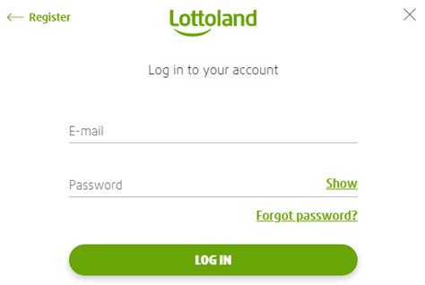 lottoland login my account